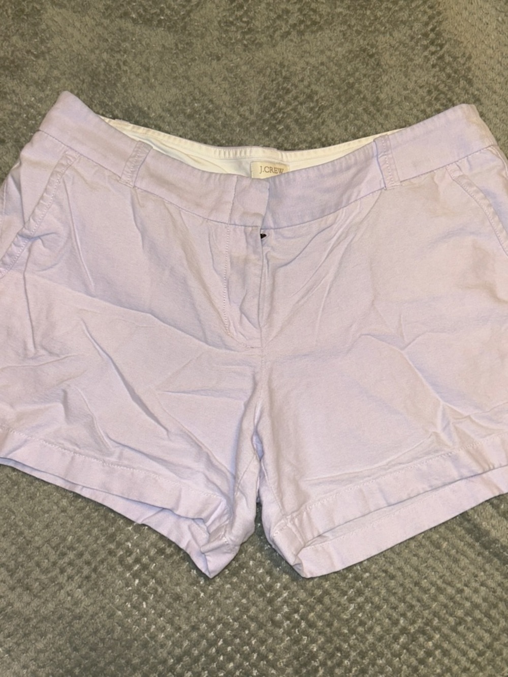 J. Crew Women's Pastel Lilac Chino Shorts